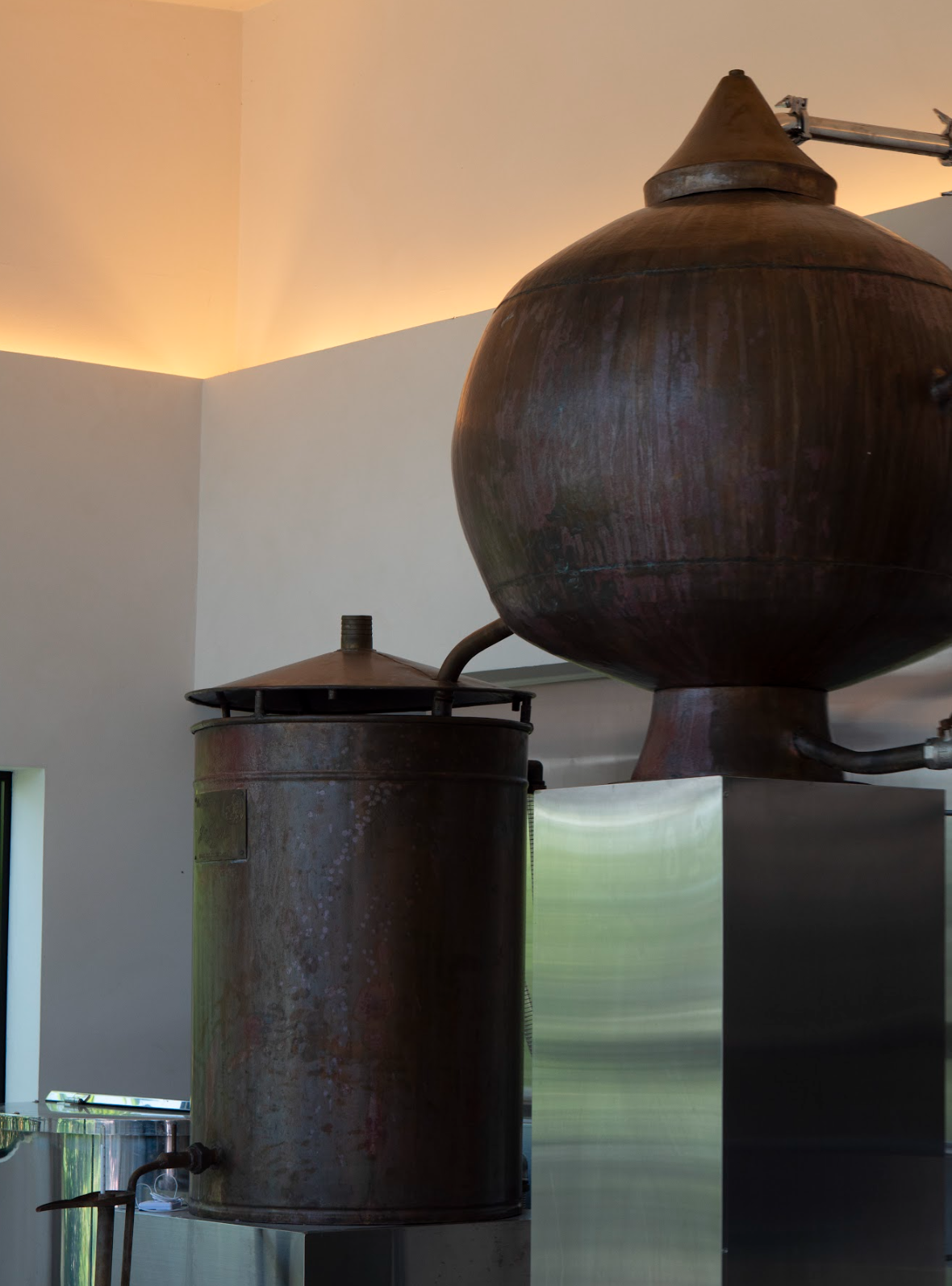 Traditional Korean distillation equipment for makgeolli brewing in Jeolla